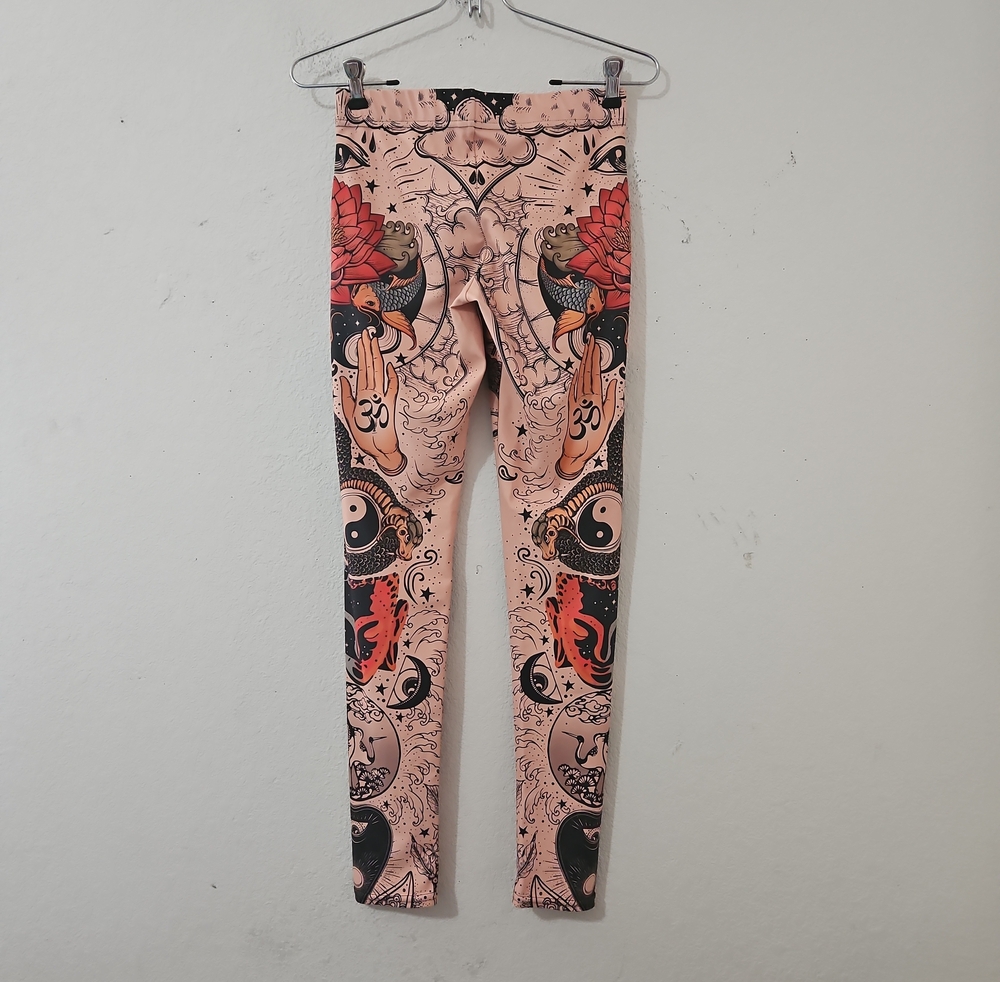 Gearbunch Tattooed Lotus Leggings - Picture 3 of 4